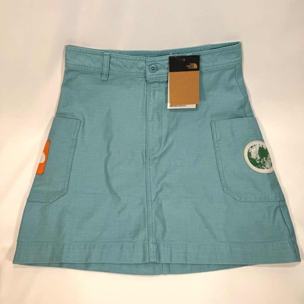 NWT New The North Face Women's Valley Skirt Size S Small Reef Waters Regular - Picture 3 of 7